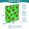 Funny Ladybirds Daisies Green 3-Ring Binder, 200 Sheets, D-Ring Binder for School and Office Supplies, 2-Pack view 4