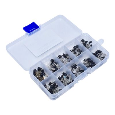 YUPEIUKLI 200-Piece 3-Pin Transistor Assortment, 10 Types