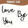 Love You Bye Decorative Sign view 2