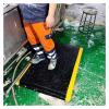 Industrial Waterproof Anti-Fatigue Mat, Extra-Long 50–400 cm, Ergonomic Standing Mat with Yellow Edges, 2 cm Thick view 1