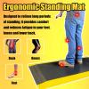 Industrial Waterproof Anti-Fatigue Mat, Extra-Long 50–400 cm, Ergonomic Standing Mat with Yellow Edges, 2 cm Thick view 4