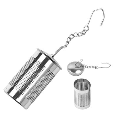 Tea Infuser - Stainless Steel with Chain Hook