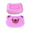 Cartoon Bathroom Soap Dish, Portable, Waterproof, Pink view 1