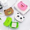 Cartoon Bathroom Soap Dish, Portable, Waterproof, Pink view 4