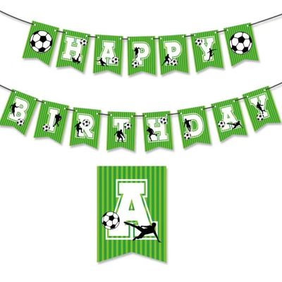 Gleemix Soccer Happy Birthday Banner