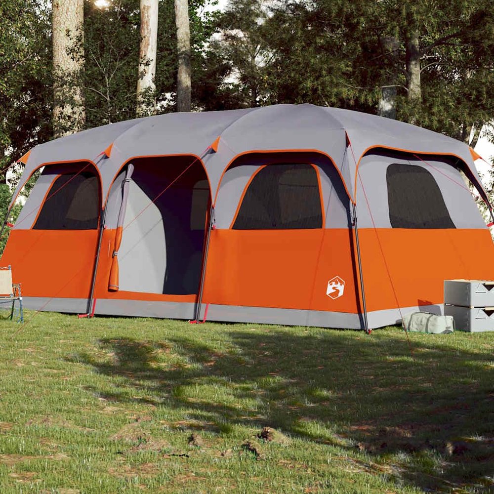 Emmtore Family Tent for 10 People, Gray, Waterproof Dome Camping Tent
