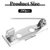 LIQWEI 200 Pack Brooch Pins, 20mm Safety Pins view 4