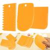 Cake Decoration Scraper, 3 Pieces, Reusable, Plastic view 2