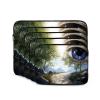 Mysterious Blue Pupils Laptop Sleeve, Shock-Resistant, Slim, Lightweight, Portable Protective Travel Case for 17-Inch (43.2 cm) Laptops view 2
