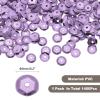 QUARKZMAN Loose Sequins 1400 pcs Silver Back Cup Sequins for Jewelry Making Craft Sewing Rubber Red view 2