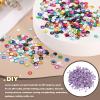 QUARKZMAN Loose Sequins 1400 pcs Silver Back Cup Sequins for Jewelry Making Craft Sewing Rubber Red view 3