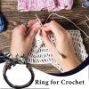 Dragon Style Adjustable Crochet Ring view 2
