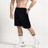 Men's Cargo Chino Shorts with Elastic Waistband and Drawstring, 6-Pocket Quick-Dry Bermuda Shorts view 2