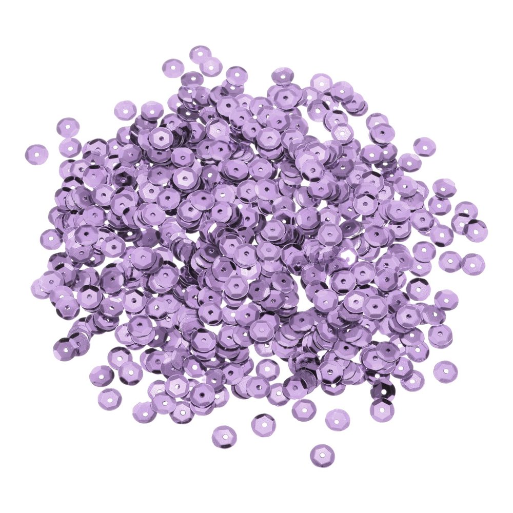 QUARKZMAN Loose Sequins 2400pcs Silver Back Cup Sequins for Jewelry Making Crafting Sewing