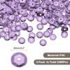 QUARKZMAN Loose Sequins 2400pcs Silver Back Cup Sequins for Jewelry Making Crafting Sewing view 2
