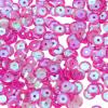 QUARKZMAN Loose Sequins 2800pcs Silver Back Cup Sequins for Jewelry Making Crafting Sewing AB Plum Red view 1