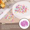 QUARKZMAN Loose Sequins 2800pcs Silver Back Cup Sequins for Jewelry Making Crafting Sewing AB Plum Red view 3
