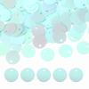 QUARKZMAN Flat Round Sequins, 600pcs 10mm/0.4in AB Mint Green view 1