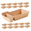 Brown Paper Snack Boxes, 520 mL, 100 Count, Kraft Paper view 1