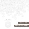 QUARKZMAN Loose Sequins 1400pcs Silver Back Cup Sequins for Jewelry Making Crafting Sewing Porcelain White view 2
