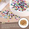 QUARKZMAN Loose Sequins 2400pcs Silver Back Cup Sequins for Jewelry Making Crafting Sewing Coffee view 3