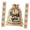 Linen Drawstring Gift Bags for Weddings view 1