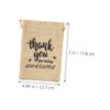 Linen Drawstring Gift Bags for Weddings view 2