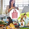Salyeeluly Reusable Shopping Bags - Non-Woven Fabric - Large Pack for School, Crafts, Parties view 4