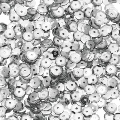 QUARKZMAN Loose Sequins 1400 pcs Silver