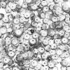 QUARKZMAN Loose Sequins 1400 pcs Silver view 1