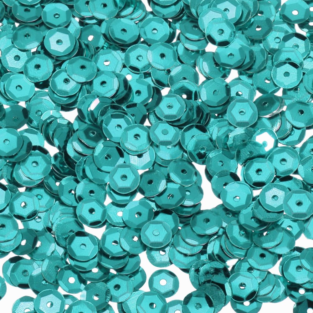 QUARKZMAN Loose Sequins 1400 pcs Dark Sea Blue