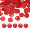 QUARKZMAN Flat Round Sequins, 600 pcs 10mm/0.4 inch Laser Red view 1