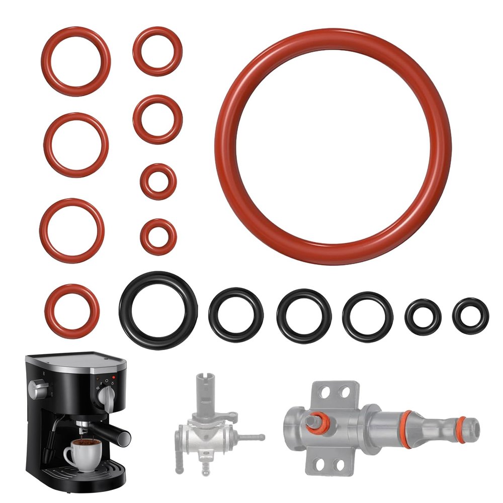 15 Silicone O-Rings for Coffee Machines