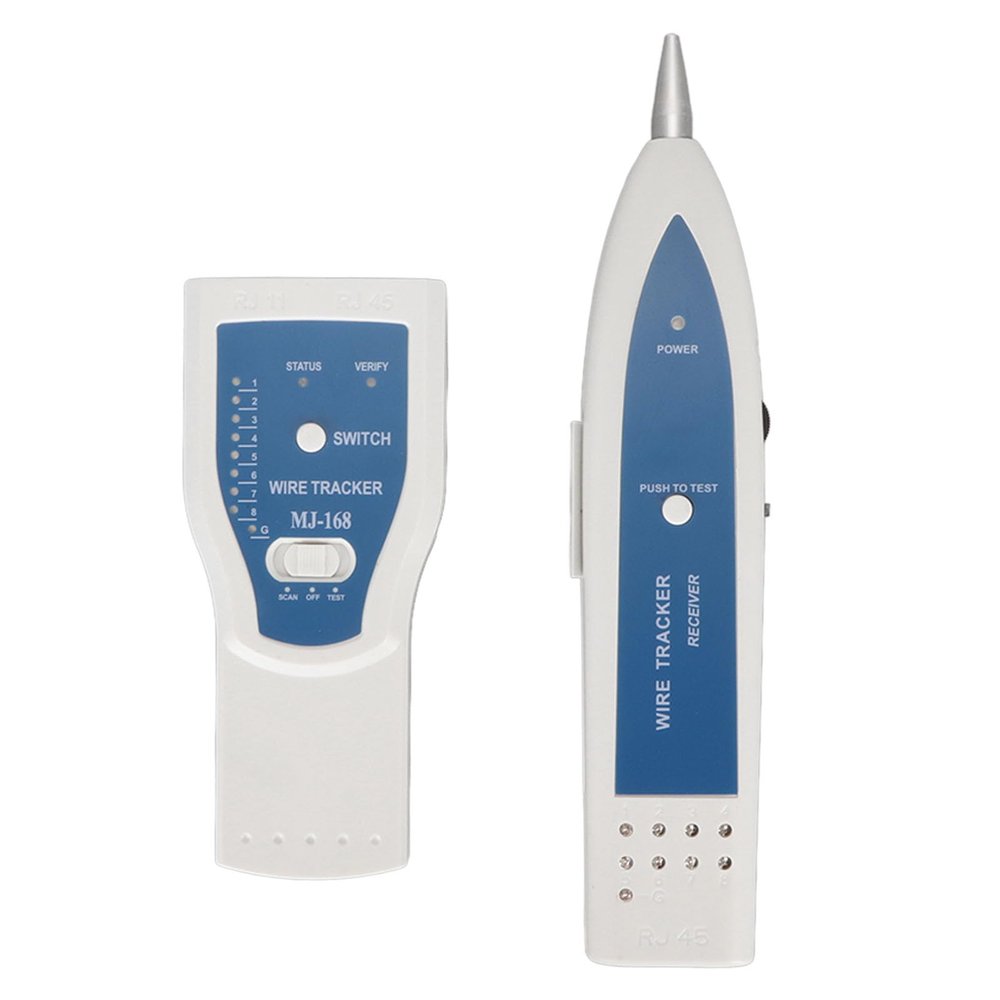 Qcwwy RJ11/RJ45 Multifunctional Cable Tester with Headphones