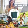 YNPQTDS Reusable Tote Bags | Non-Woven Fabric Bags, Large Pack for School, Crafts, Parties view 4