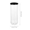 GOOHOCHY Transparent Tennis Ball Container, PVC, 3-Pack, Portable view 2