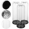 GOOHOCHY Transparent Tennis Ball Container, PVC, 3-Pack, Portable view 3
