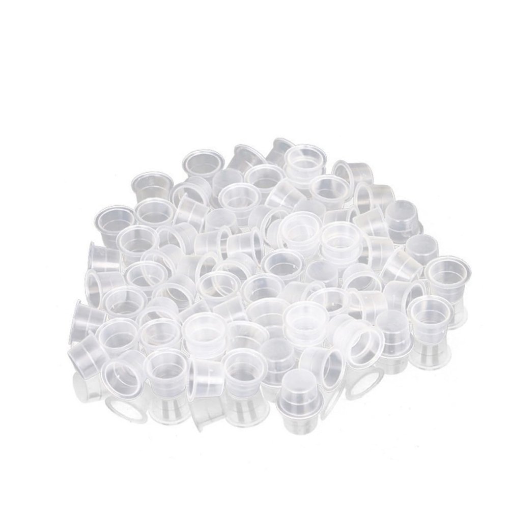 Veemoon 100 Disposable Ink Caps for Tattoo and Microblading