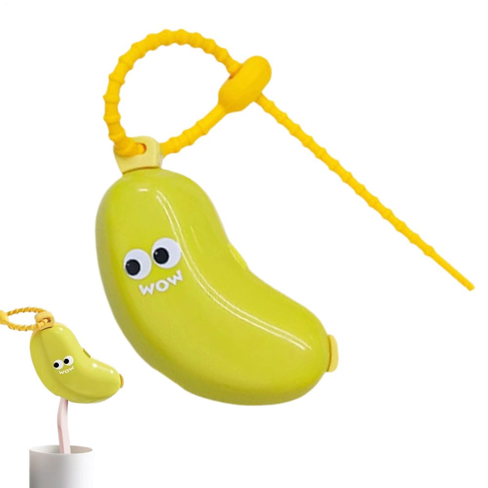 Wpsagek Toothbrush Holder - Banana Shape Travel-Friendly