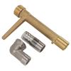 Tnfeeon G3/4 Quick Coupler Wrench, Stainless Steel Water Inlet Valve Key view 3