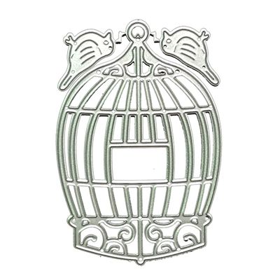 Wegiwuca Bird Cage Metal Die Cut Stencil