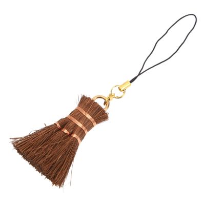 TOPPERFUN Mini Hand Broom with Palm Fiber