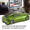 ASHATA 2.4 GHz Wireless Car Mouse, Auto-Sleep Desktop Decoration for PC, Green view 4