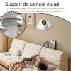 Compact Wall Shelf with Monitor Holders view 3