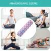 Portable Textured Yoga Foam Roller for Deep Tissue Relief view 4
