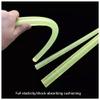 CHOUXUANGA Polyurethane Hollow Round Rod, 30 × 8 mm, Translucent Yellow, 1 Piece view 3