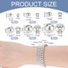 PH PandaHall Round Spacer Beads in 6 Sizes - 590 pcs Silver Metal Beads view 2