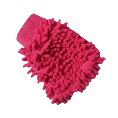 SHINROAD Auto Cleaning Gloves Soft Lint Wash Red