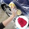 SHINROAD Auto Cleaning Gloves Soft Lint Wash Red view 2