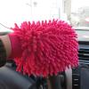 SHINROAD Auto Cleaning Gloves Soft Lint Wash Red view 3